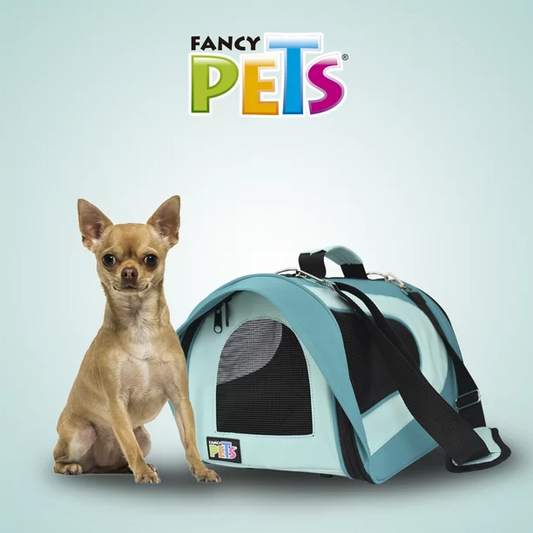 Transportadora de Tela CH de Tela Azul Fashion | GatoAndPerro.com