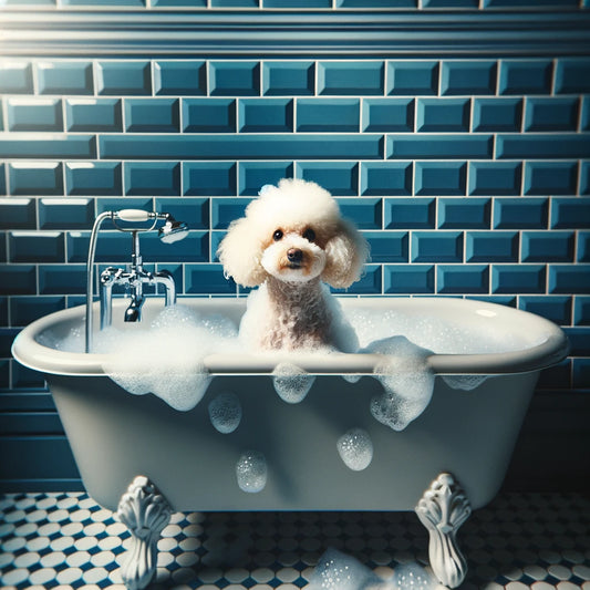 Baño para cachorro chico de pelo corto a Domicilio en Estética Móvil