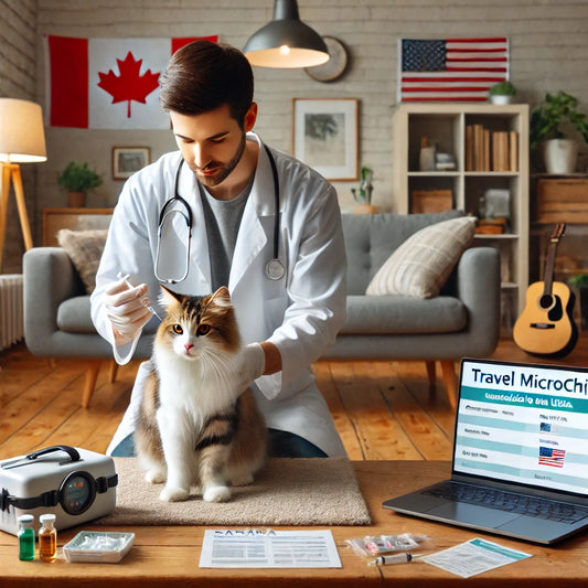 Colocación de Microchip en Gatos para Viajes a USA y Canadá